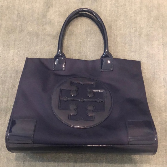 Tory Burch Handbags - Tory Burch Ella Navy Tote